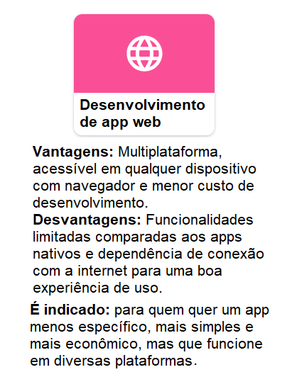 Desenvolvemos seu app aplicativos web.