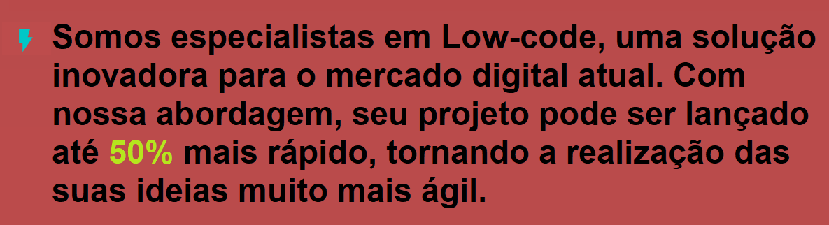 Especialista em Low-code1
