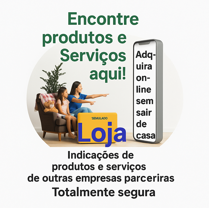 Encontre produtos e serviços de empresas terceiras de forma segura